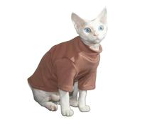 UOSIA Sphynx Hairless Cats Shirt Pullover Kitten T-Shirts Cat Warm Undershirt Solid Pet Autumn Winter Pajamas Jumpsuit For Sphynx, Devon Cat