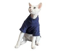 UOSIA Sphynx Hairless Cats Shirt Pullover Kitten T-Shirts Cat Warm Undershirt Solid Pet Autumn Winter Pajamas Jumpsuit For Sphynx, Devon Cat