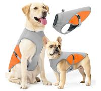 UOSIA Summer Dog Cooling Vest Harness - Breathable Lightweight with Reflective Design, Adjustable Belly Buckle & Metal D-Ring for Small Medium Large Dogs