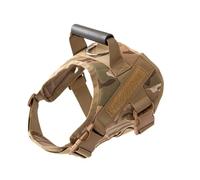 UOSIA Tactical Dog Harness Vest with Handle No Pull Adjustable Soft Pet Harness Military Dog Harness with Molle for Small Medium Large Dogs