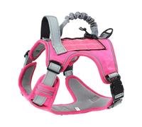 UOSIA Tactical Service Dog Vest Harness for Medium Dog Escape Proof Military Dog Harness with Handles and Molle No Pull Service Dog Vest for Small Medium Large Dogs