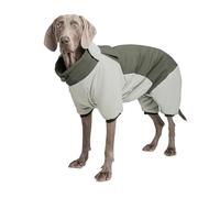 UOSIA Warm Dog Coat Waterproof Zip Up Turtleneck Pet Jacket Adjustable Reflective Large Dogs Down Winter Coat With Legs Thermal Doggie Winter Clothes