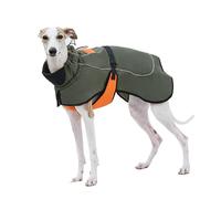 UOSIA Warm Winter Dog Coat Fashion Sports Cold Weather Italian Greyhound Whippet Jacket Reflective Puppy Turtleneck Pet Jacket With Adjustable Belt For Small Medium Dogs