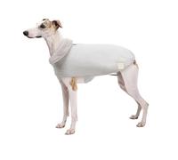 UOSIA Waterproof Dog Winter Coat Fleece Lined Windproof Italian Greyhound Whippet Jacket With Adjustable Straps & Turtleneck, Warm Cold Weather Outerwear For Medium Dogs