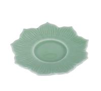 uotmui Incense Burner Line Incense Tray Celadon Lying Incense Socket Home Indoor Ceramic Room Sandalwood Incense Stove for Buddha With Incense Incense Stick Holder(L)