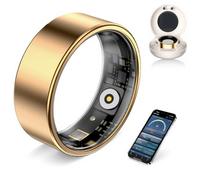 UouNeaCo AI Smart Ring for Women Men - Sleep Tracker Ring with Heart Rate,Blood Oxygen,10ATM Waterproof Fitness Ring,Step Counter & GPS Activity Fitness Tracker,7-Day Battery for iOS/Android