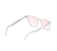 UouNeaCo Bluetooth Smart Sunglasses for Women,8H Battery,31g Lightweight,Stylish Smart Glasses,Polarized Sunglasses,400UV Polarized UV Protection,Beach & Daily Wear(Pink)