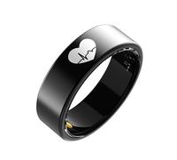 UouNeaCo Smart Ring for Women and Men, Fitness Tracker with Heart Rate Monitor, Sleep Tracker, 8 Sport Modes, Step Counter, IP68 Waterproof, 4-6 Days Battery with Crystal Magnetic Charging Case (#10)