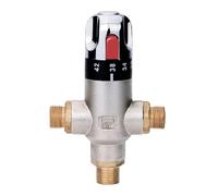 UOUOBEAR Thermostatic Mixer, G1/2 Brass Thermostatic Valve Temperature Control Valve AF085