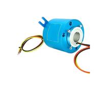 UOUOBEAR Through Hole Slip Ring 2/6/12/18/24 Channels 2A/5A/10A Current Slipring Hollow Rotate Connector Hole 8-100mm Conductive Rings(5X22mm 6CH 2A)