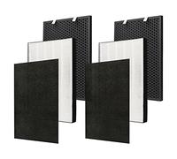 UOUOLONUN 2678 Filter Replacement for Bissell Air220 Air320 Air Purifier, Includes 2 Pack 2678 Ture HEPA Filters + 2 Pack 2677 Activated Carbon Pre-Filters