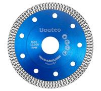 Uouteo 115mm Diamond Cutting Discs for Angle Grinder | Pack of 1 - Super Thin Fast, Clean Cut on Porcelain,Tiles, Marble and Ceramics