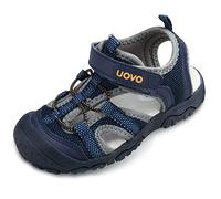 UOVO Boys Sandals Kids Sandals Trekking Hiking Sandals Closed Toe Athletic Summer Shoes for Beach Size 1 UK Little Kids