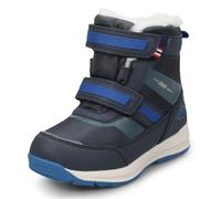 UOVO Boys Waterproof Winter Boots Snow-Resistant Boots Non Slip Walking Warm Boots Fleece Lining Blue Size 3 UK Big Kids