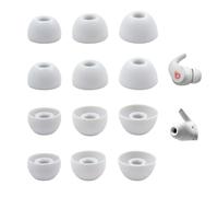 UOWGA Replacement Silicone Ear Tips for Beats Fit Pro/Studio Buds/Studio Buds+ Headphone,S/M/L 3 Sizes 6 Pairs Earbuds Eartips,Fit in The Charging Case,Earplug Ear Cap. (white)