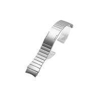 uoXHFdh No Gaps Curved End Strap for Watch GT4 46mm - 22mm Stainless Steel Band with Quick Release Mechanism(Silver)