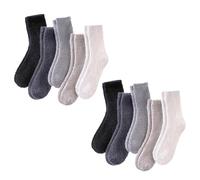 Uoxmiy 10 Pairs womens fluffy socks, Colorful Cute Microfiber Soft Home Sleeping Socks for Size 4-9