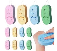 Uoxmiy 12 Pack Bath Sponge,Magic Exfoliating Sponge Body Cleaning Supplies Soft Reusable Dead Skin Remover for Men Women Kids Body Face Body Skin