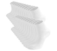 Uoxmiy 12 Pairs Women White Socks, White Ankle Socks, Soft & Breathable, Moisture-Wicking, Suitable for Daily Business Casual Sport Gym Wear, Uk Sizes 4-8