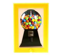 Uoxmiy Candy Dispenser Picture Frame for Kids Wall Mounted Picture Frame Sweet Dispenser Gumball Machine Hanging Candy Home Decor for Candied Nuts Dog Cat Treats Suitable for Birthday Holiday Gifts