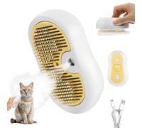 UOY Cat Brush with Steam 3 in 1 Steam Brush Cat Spray Comb for Cats Brush with Water Massage Steamer Comb Dog Brush with Steam Steamer Brush Cat for Long Hair and Short Hair