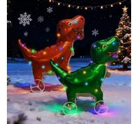 UOY Dino Birthday Decoration Boys, Standing Dino Balloon with Dinosaur Tattoos, Dinosaur Decoration Children's Birthday Dinosaur Standing Balloons Green Jungle Birthday Decoration Boy Girl