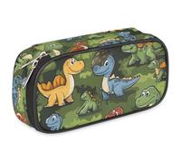 UOYO Dinosaur Pencil Case for Kids,Cute Zippered Pouch for School Supplies, Durable Fabric Pencil Box for Boys Girls, Perfect for Pens Markers Crayons
