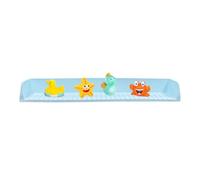 Uozonit Bathtub Splash Guard Silicone Suction Cups | Bath Tub Edge Water Guard | Bathtub Toy Tray Caddy Holder for Caregivers Daycare Centers Apartment Bathroom Kids Home Shower