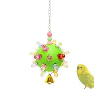 Uozonit Bird Toys for Parrots - Planet Design Parakeet Chewing Toy | Relief Boredom Forager Ball Training Cage Accessories for Home & Cockatiels