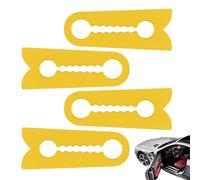 Uozonit Car Door Lock Buffer - 4-Piece Shock Absorber Quiet | Car Door Damper Noise Reduction - for Maintenance Repair Mechanics Drivers Truck RV SUV Driving