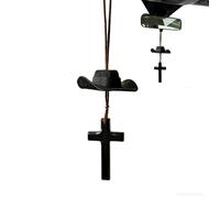 Uozonit Car Ornament | Cowboy Hat Cross Automotive Interior Charm,Car Mirror Decor - for Vehicle Home Men Women Backpack Bag