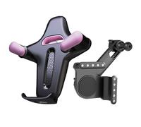 Uozonit Cell Phone Car Mount - Non-Slip Adjustable Bracket,Car Center Console Screen Mount - for Truck Sedan Auto Scooter Pickups Dashboard SUV Travel Road Trips Daily Men Women