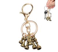 Uozonit Chess Knight Key Chain, Car Key Chain Gift for Chess Lovers, Fun Electroplating Accessories, Chess Design Keychains for Chess
