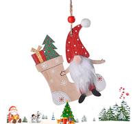Uozonit Christmas Gnomes Decorations - Gnome Ornaments for Christmas Tree | Fade-Resistant Cute Festive Crafts for Living Room Window Door Handle Entrance Kids Room Wall Garden Gate