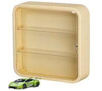 Uozonit Display Case For Figures, Clear Display Case For Figures, Wall-Mounted 3-Tiers Dust-Proof Collectibles Action Figure, Multifunctional Display Stand Doll Box For Collectibles Dolls