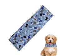 Uozonit Dog Cooling Neck Wrap | Cartoon Pattern Chill Out Pet Ice Bandana,Pet Collars For Small Dogs Cats, Heat Dissipation Scarfs For Hot Days