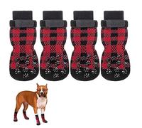 Uozonit Dog Grip Socks | Winter Grip Socks Dog Paw Protector | Anti Slip Paw Protector Sock Paw Guard for Medium and Small Pets Dogs Cats