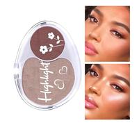 Uozonit Eye Shadow Palettes | Long-Lasting Waterproof 2-Color,Eyeshadow Make Up Highlighter Palette,for Women Teens Wife Travel Everyday Dating Party Commuting Wedding