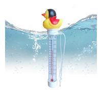 Uozonit Floating Pool Temperature Gauge - Duck Water Temperature Gauge,Floating Measuring Instrument with String for Aquarium Bath Hot Tub Ice Bath Spa Pond Water Tank