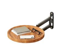 Uozonit Folding Wall Tray - Wall-Mounted Retractable Bed Tray,Balcony Coffee Table - for Apartment Renters Bathroom Kitchen Small Spaces Entryway Living Room Desserts Drinks Phones Nursery