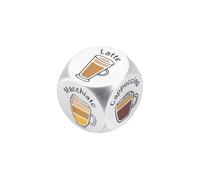 Uozonit Food Dice Metal 6-Sided Office Lunch What to Eat Decider | Party Dinner Choice Dice for Women Men Spouses Families Roommates Dating Events Home Parties Gatherings Travel Office