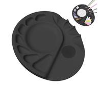 Uozonit Foundation Mixing Palette - Silicone Reusable Makeup Tool | Washable Cosmetic Palette,for Women Girls Wives Mothers Artists Beauty Lovers Home Salon Beginners Film Sets Brides Travel Backstage