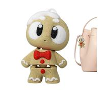 Uozonit Gingerbread Keychain | Gingerbread Man Ornaments - Small Bag Charm Desk Accessories - for Purse Phone Luggage Handbag Office Tabletop Travel School Home Party Students Kids Adults