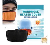 Uozonit Heated Nose Warmer | Windproof Cover - Breathable Nose Heating Pad with Soft Inner Lining - for Winter Cold Weather Outdoor Fishing Camping Daily Commuting