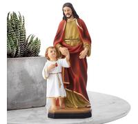 Uozonit Joseph and Jesus Figures, St. Joseph and Child Jesus Statue | 8.4 inch St. Joseph Catholic Figurines - Resin Saint Figurine for Home Decoration, Figurines