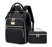 Uozonit Lunch Backpack,Teacher Backpack with Cooler Lunch Box | Work Bag Student Laptop Storage for Nurse Teacher, Portable for Women Men Travel Camping Picnic Daily Use