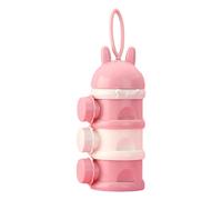 Uozonit Milk Powder Box, 3 Layers Kids Food Storage Box, Portable Formula Box, Non-Spill Milk Powder Container, Milk Can