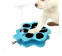 Uozonit Outdoor Dog Water Fountain | Step On Dog Water Dispenser | Pet Waterer, Sprinkler Toy with Hose for Kennel Crate Camping Park Hot Climate Outdoor Indoor