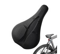 Uozonit Padded Bike Seat Cover - Cycling Seat Cushion for Women - Shock-absorbing Ventilated Honeycomb Comfortable Waterproof Ergonomic Pad for Racing Exercise City Touring Long Distance
