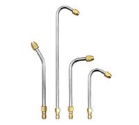 Uozonit Power Washer Wand Extension - Leakproof Curved Nozzle - Ergonomic High Pressure Washer Curved Nozzle for Home Window Cleaning, Patio, Garden, Gutter Maintenance